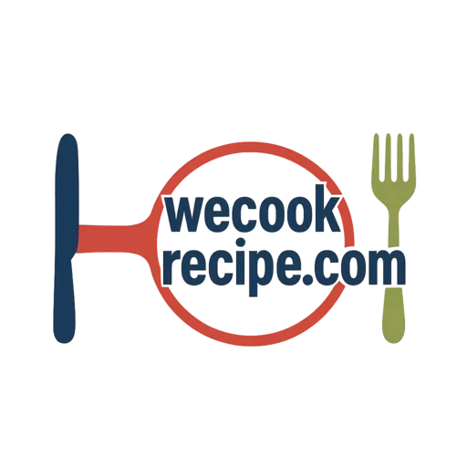 logo wecookrecipe WeCookRecipe logo in white and orange, circular cooking icon