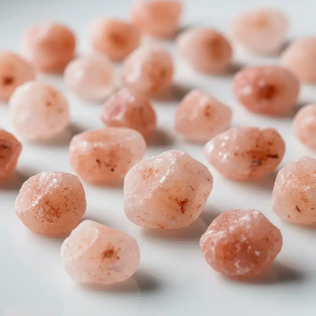 Pink Himalayan Salt Crystals Extreme close-up of pink Himalayan salt crystals showing natural color gradients and crystal structure