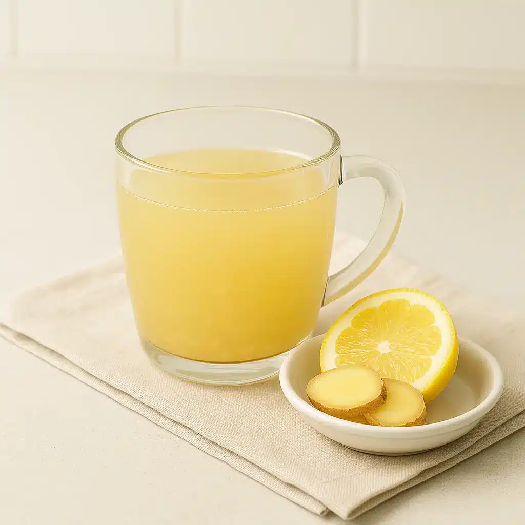 served_natural_mounjaro_drink_recipe served glass of natural Mounjaro drink