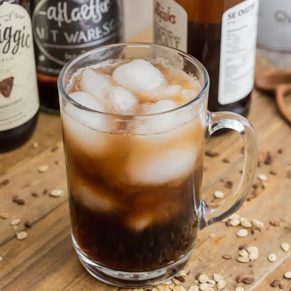 Dirty Soda Healthy drink with non-dairy milk and sugar-free flavors