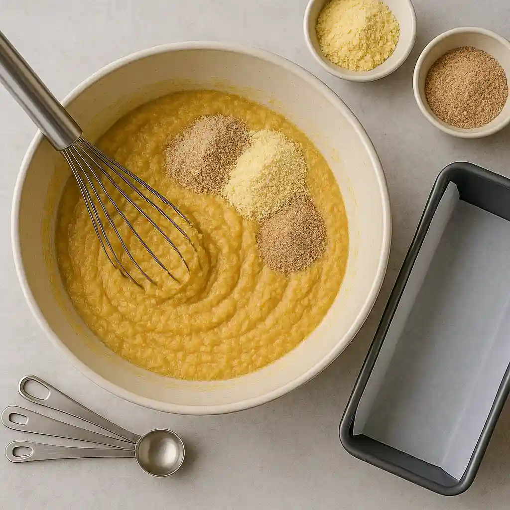keto_bread_step1 keto bread step mixing batter