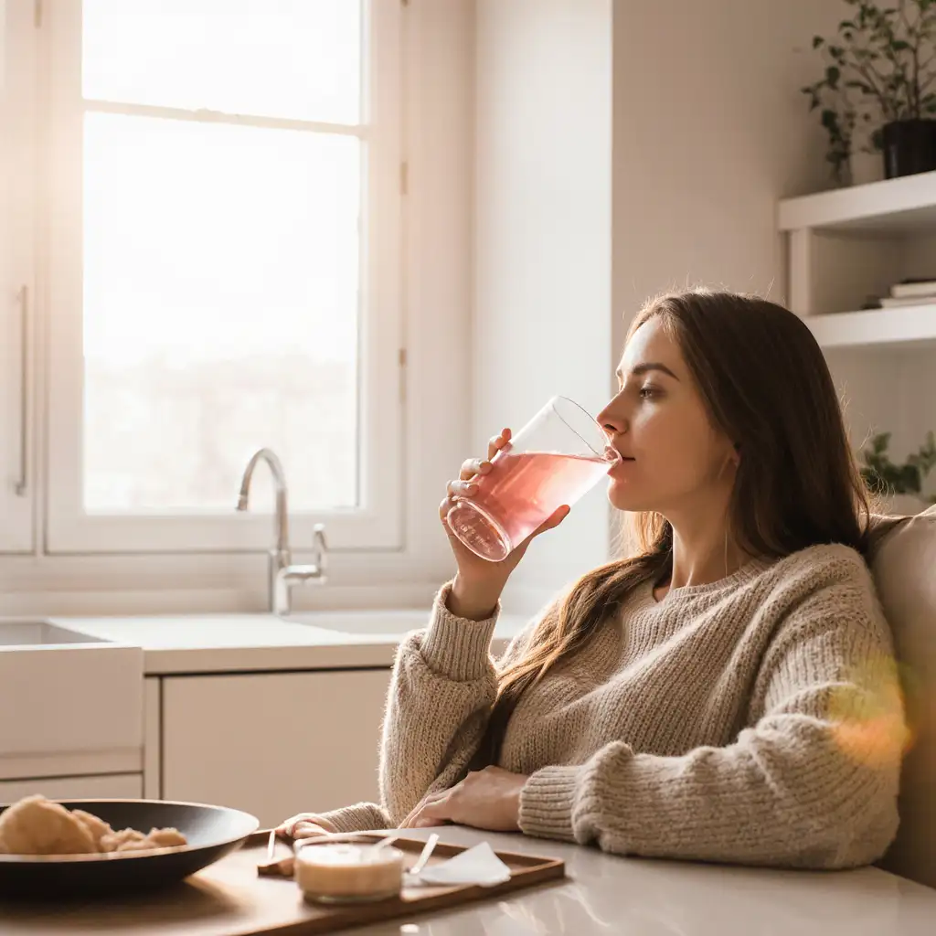 morning-drink-pink-salt-water Morning pink salt water routine for fat-burning
