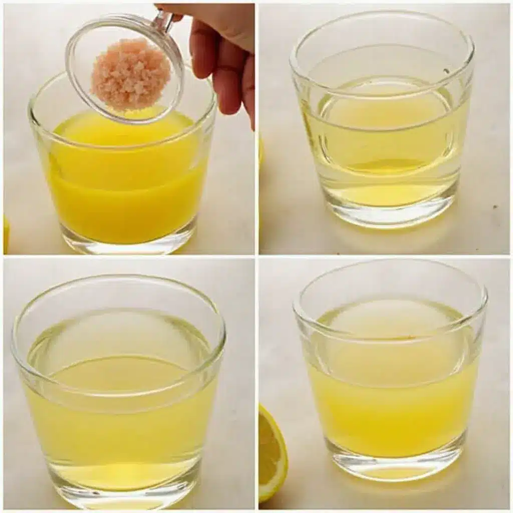 pink-salt-drink-how-to mixing pink salt and lemon drink