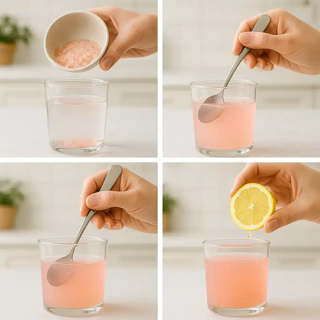 pink_salt_drink_how_to Making the pink salt weight loss drink step-by-step