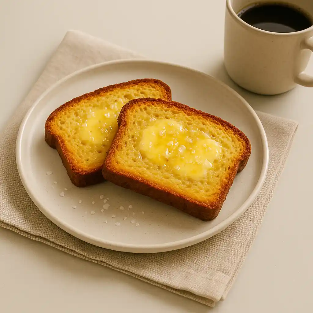 served_keto_bread_toast served keto bread toast butter