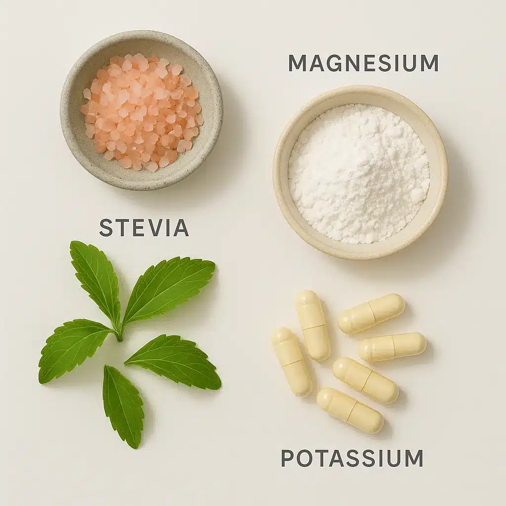 sugar_free_electrolyte_ingredients natural ingredients for sugar-free electrolyte drinks