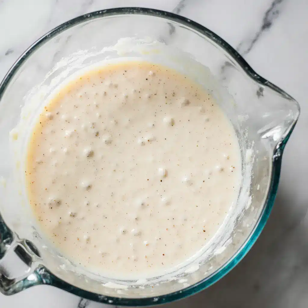 martha-stewart-buttermilk-pancake-recipe-batter Martha Stewart buttermilk pancake recipe batter resting