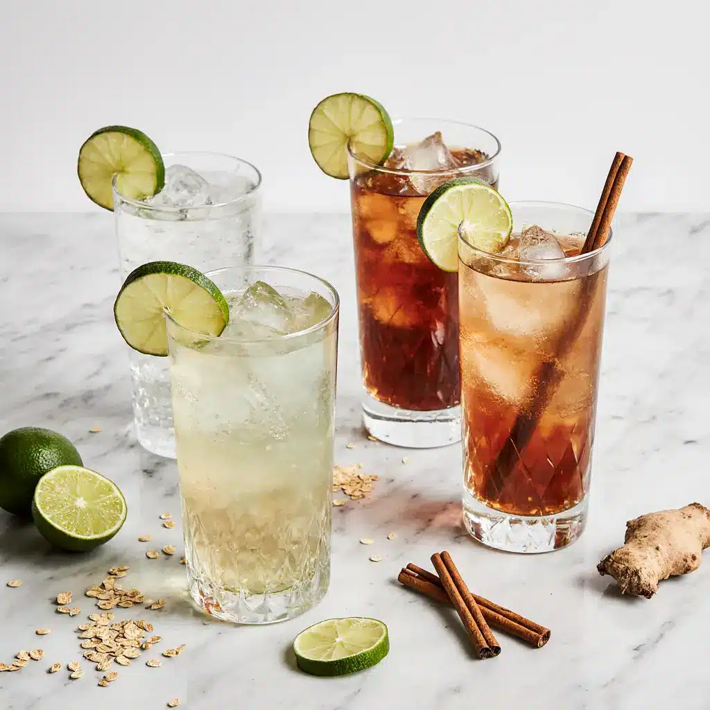 Life reel style natural ozempic drinks on marble counter