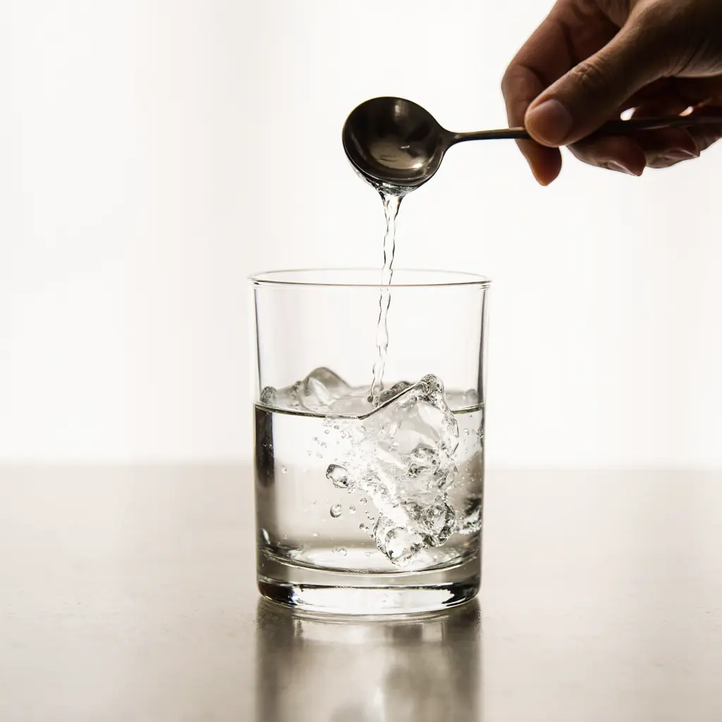 pink-sole-water-dosage teaspoon pink sole water in glass