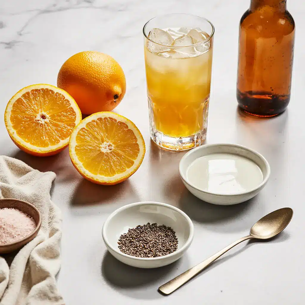 cortisol-cocktail-key-ingredients-weight-loss Cortisol cocktail ingredients for weight loss on kitchen counter