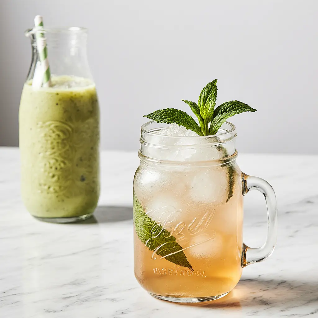 served-cortisol-cocktail-with-mint Served cortisol cocktail with mint and lemon