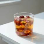 korean retinol tea recipe with goji berries jujube fruits chrysanthemum flowers and rose petals for glowing skin