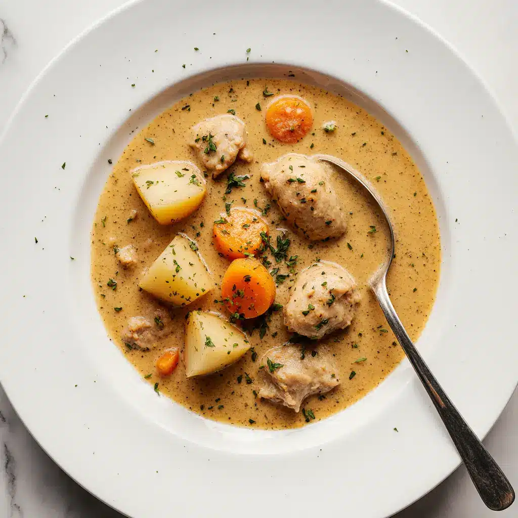 creamy slow cooker chicken stew recipe