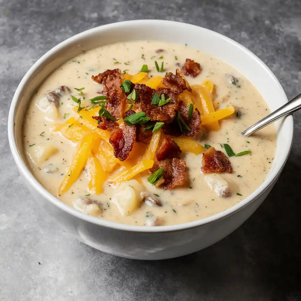 oaded baked potato soup crock pot
