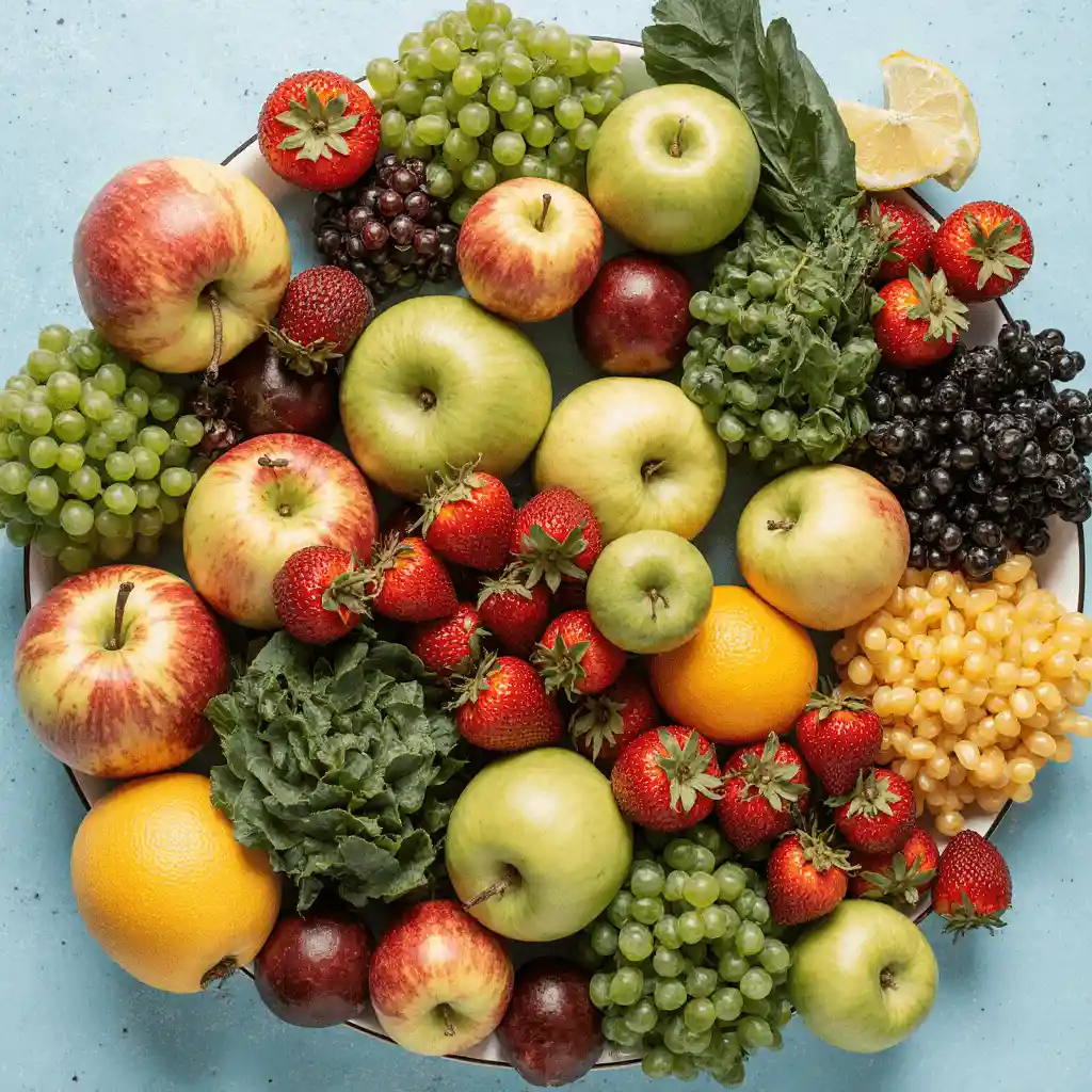 Top fruits for weight loss, vibrant fresh produce assortment