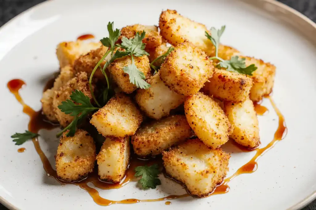 crispy halloumi fries