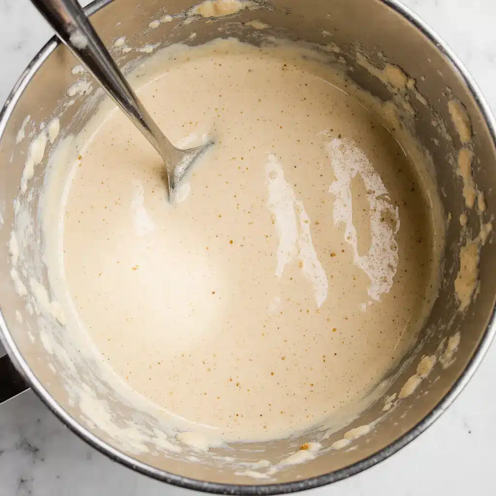 erfect_Apple_Cider_Bread_Batter_Consistency apple cider donut bread batter texture