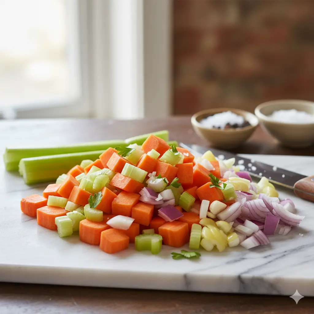 italian-penicillin-soup-ingredients-fresh Fresh vegetables ingredients for Italian Penicillin Soup healing recipe