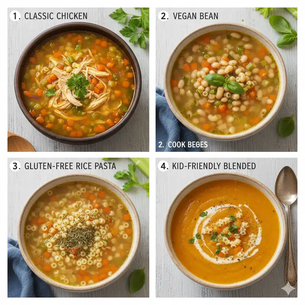 italian-penicillin-soup-variations-diet Italian Penicillin Soup recipe variations for different dietary needs