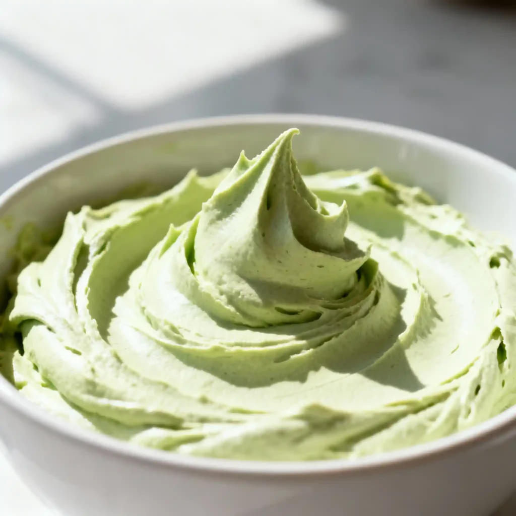 whipped-pistachio-ganache-filling Light and fluffy whipped pistachio ganache for filling