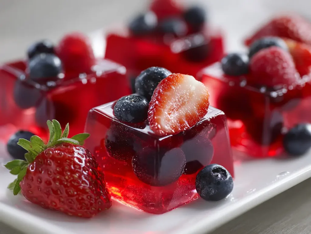 Does Gelatin Help You Lose Weight berry gelatin cubes