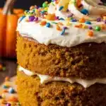 Homemade Halloween Pumpkin Cake – Close Up 150x150 1