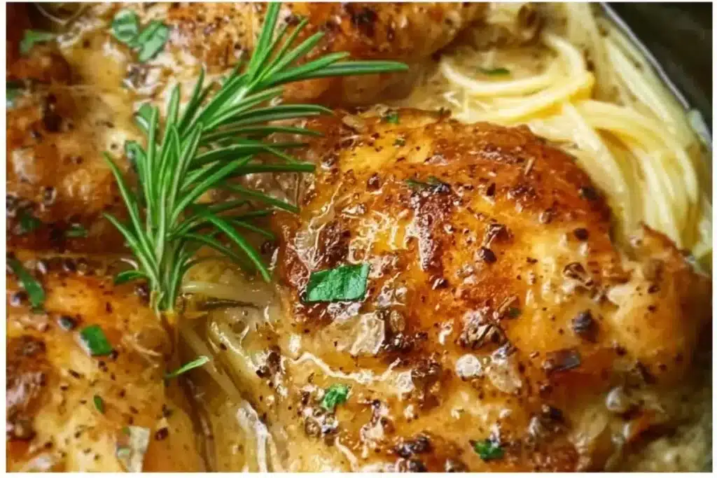 Crock Pot Angel Chicken dish showcasing flavorful ingredients cooked to perfection.