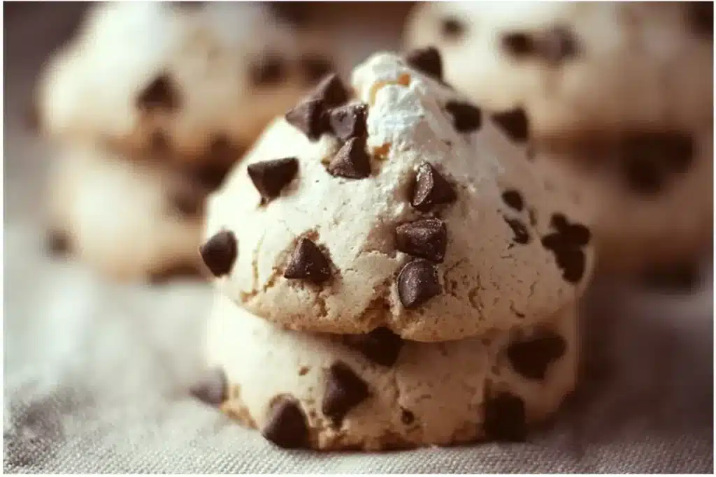 Plate of homemade Forgotten Cookies ready to be enjoyed