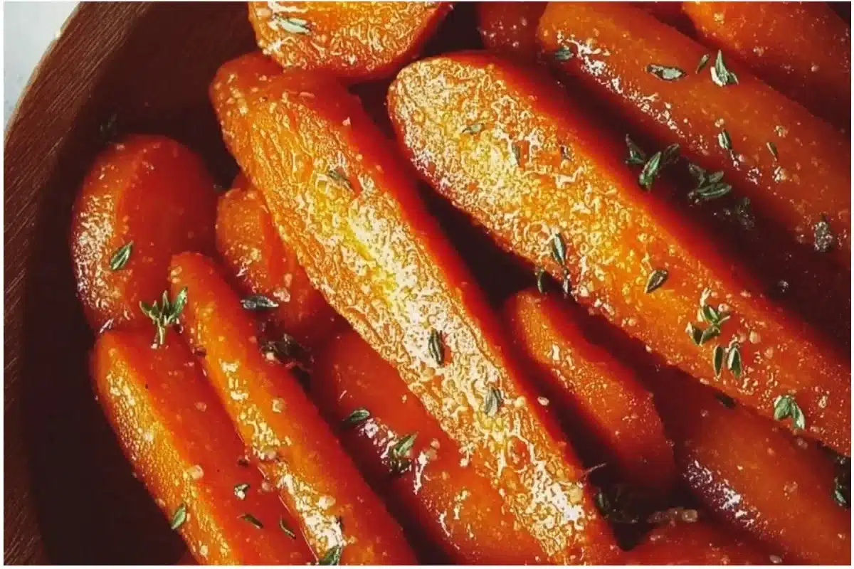 Delicious glazed carrots served in a bowl, perfect side dish for any meal