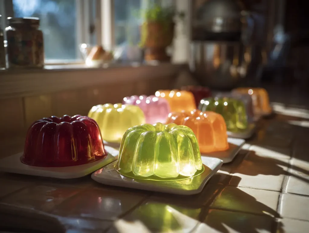 high-protein-bariatric-jello-recipe Homemade high-protein bariatric jello in silicone molds