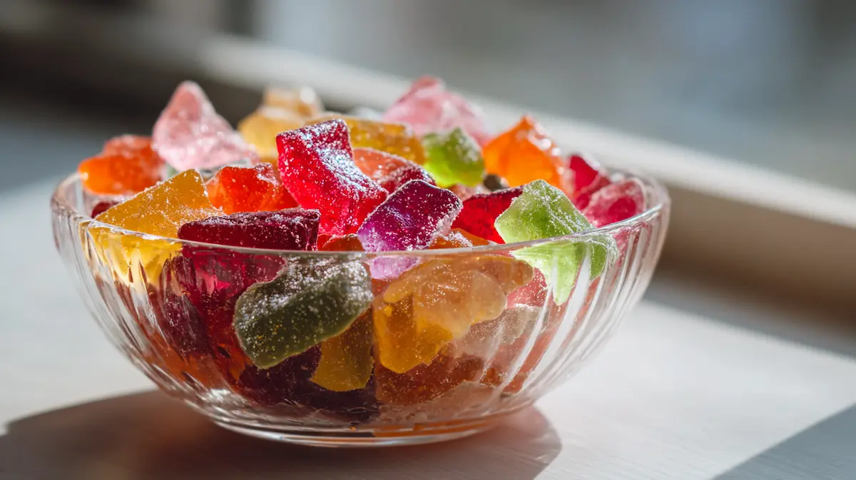 Homemade jello weight loss recipe in a clear glass bowl