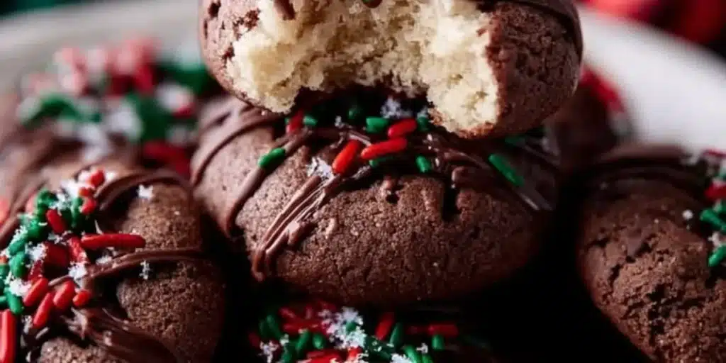 Delicious assortment of Christmas cookies ready for holiday baking