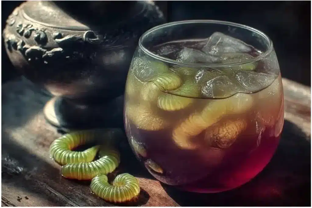 Witch’s Potion Punch 1 A spooky Witch's Potion Punch in a cauldron, perfect for Halloween parties.