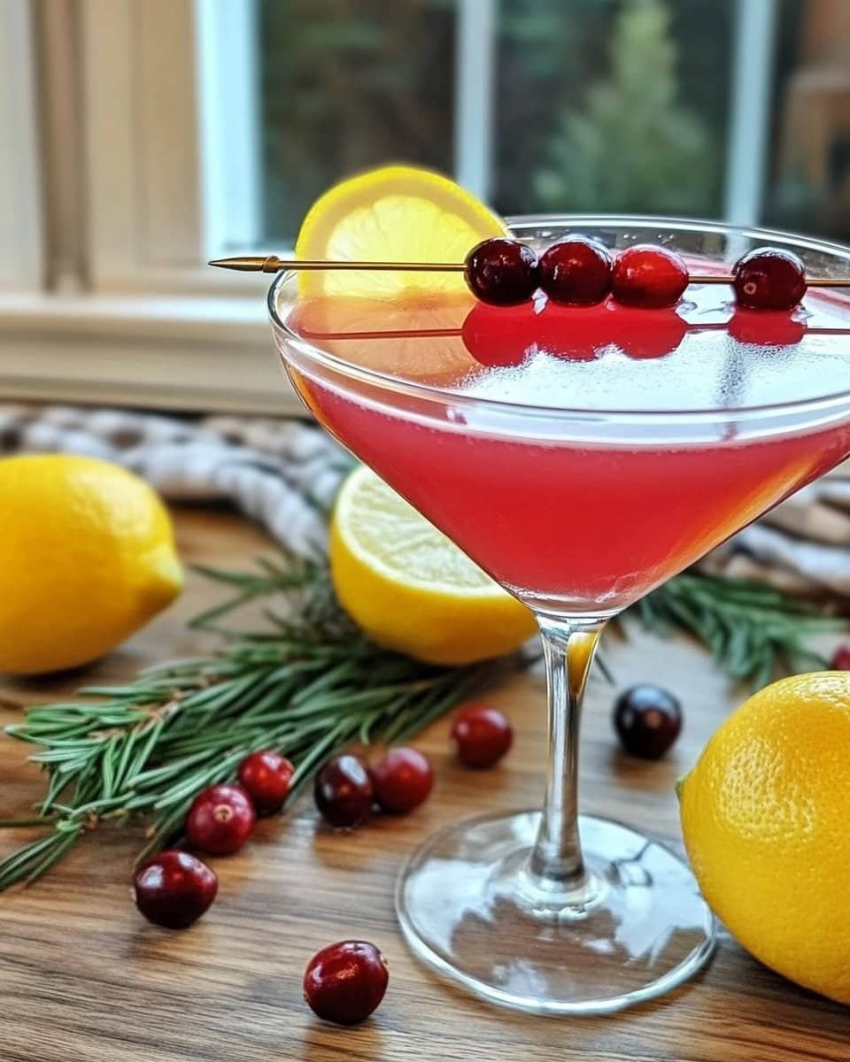 Cranberry Lemon Drop Martini