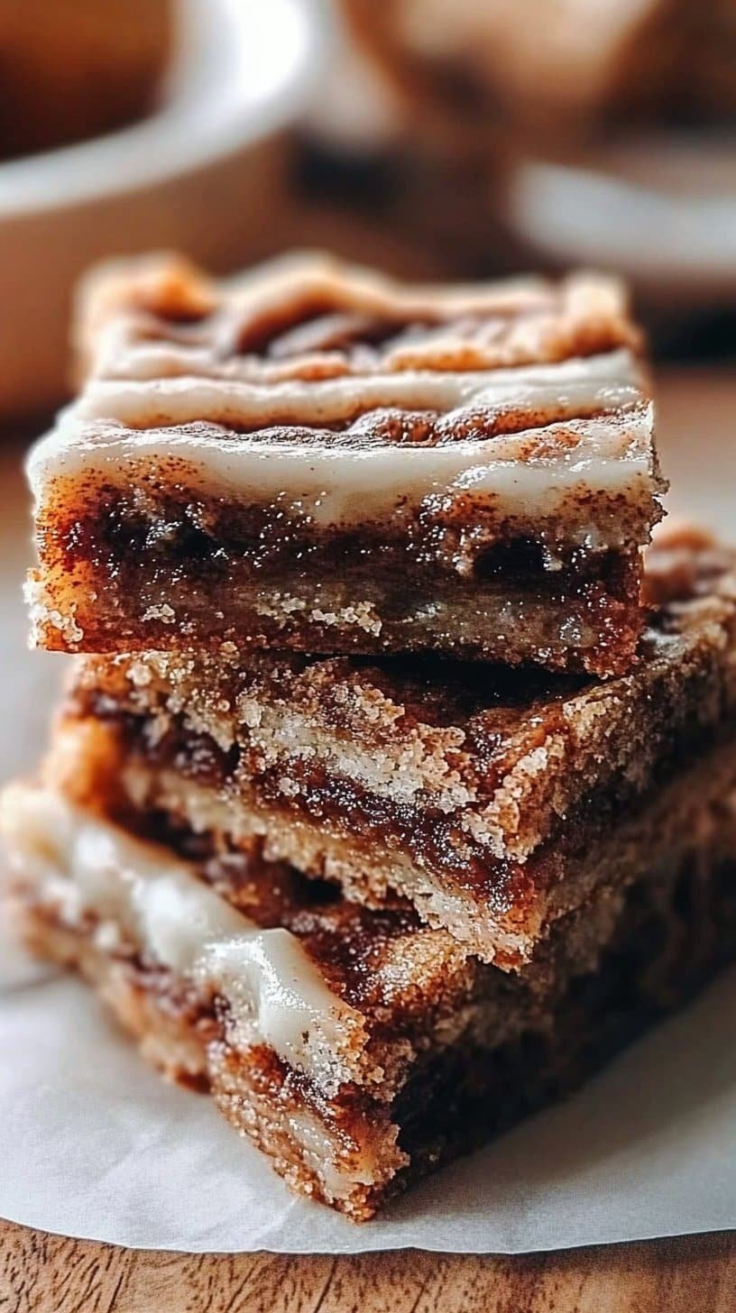 Cinnamon Roll Bliss Bars