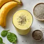 banana trick for weight loss smoothie recipe with fresh ingredients
