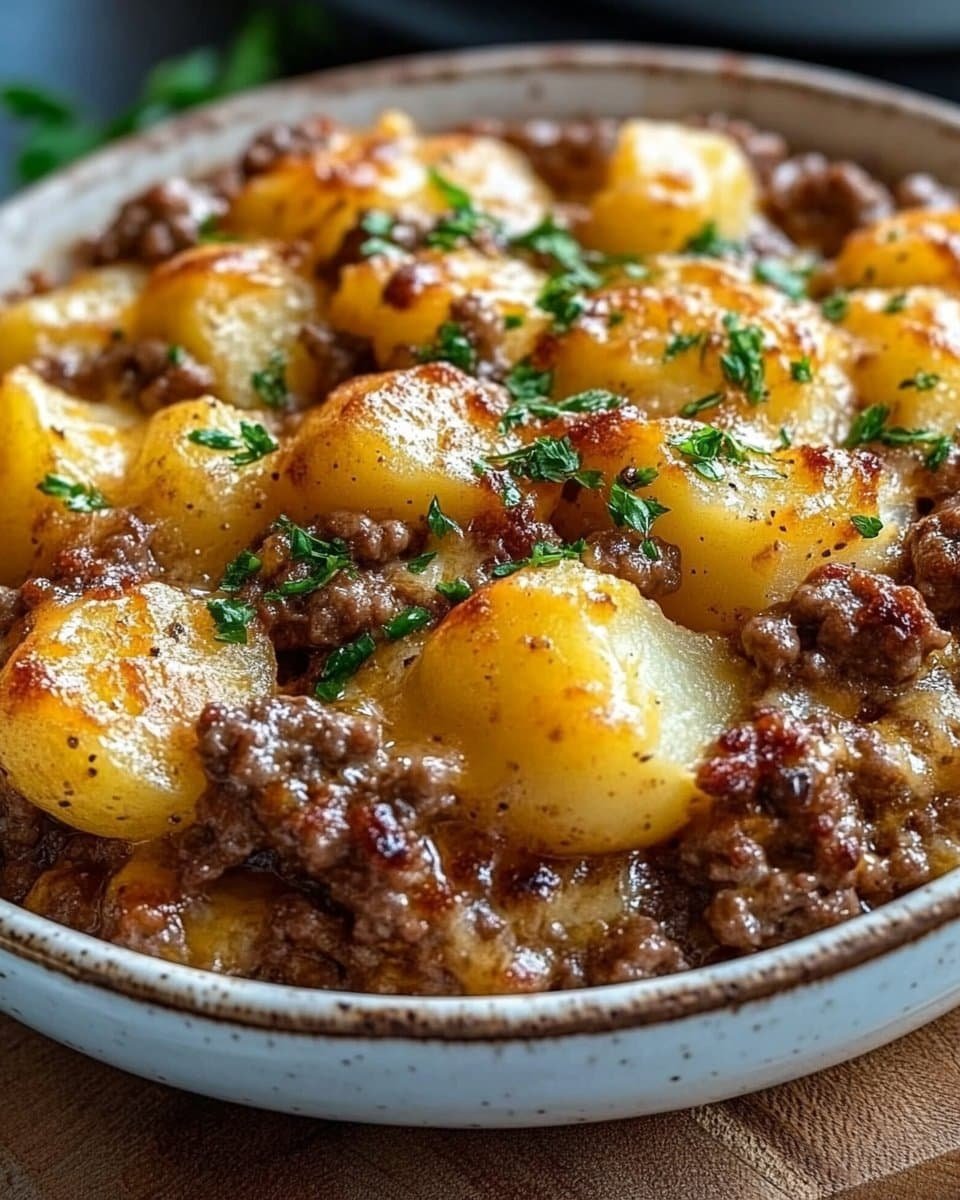 Crockpot Hamburger Potato Casserole