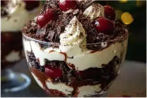 Black Forest Trifle for Christmas