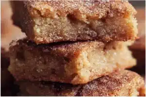 Cinnamon Sugar Blondies
