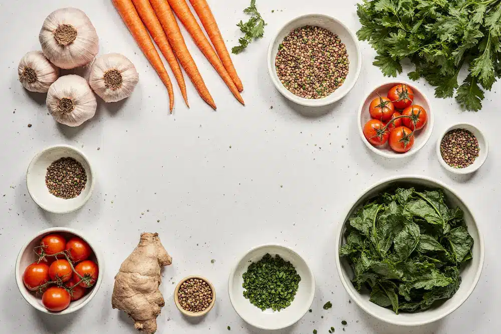 immune boosting soup ingredients garlic ginger vegetables