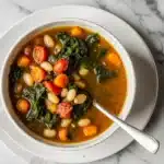 immune boosting soup recipe with colorful vegetables