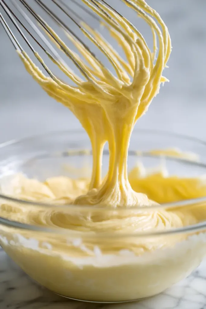 lamington-recipe-ribbon-stage-batter-technique lamington recipe perfect sponge batter ribbon stage whisking