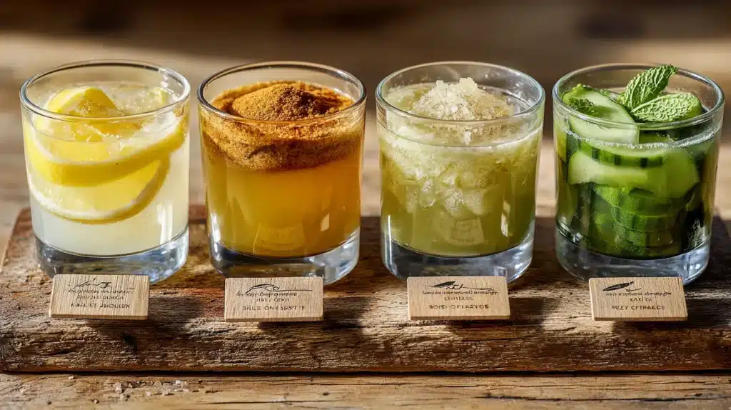 salt trick for women recipe variations with apple cider vinegar ginger turmeric and cucumber mint