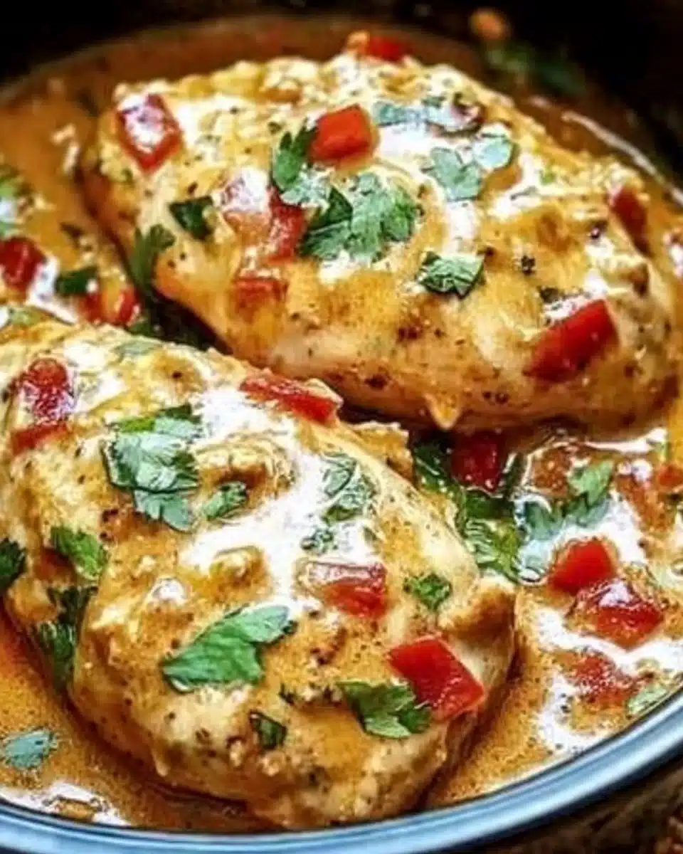 Bowl of Thai Peanut Chicken with fresh vegetables and creamy peanut sauce