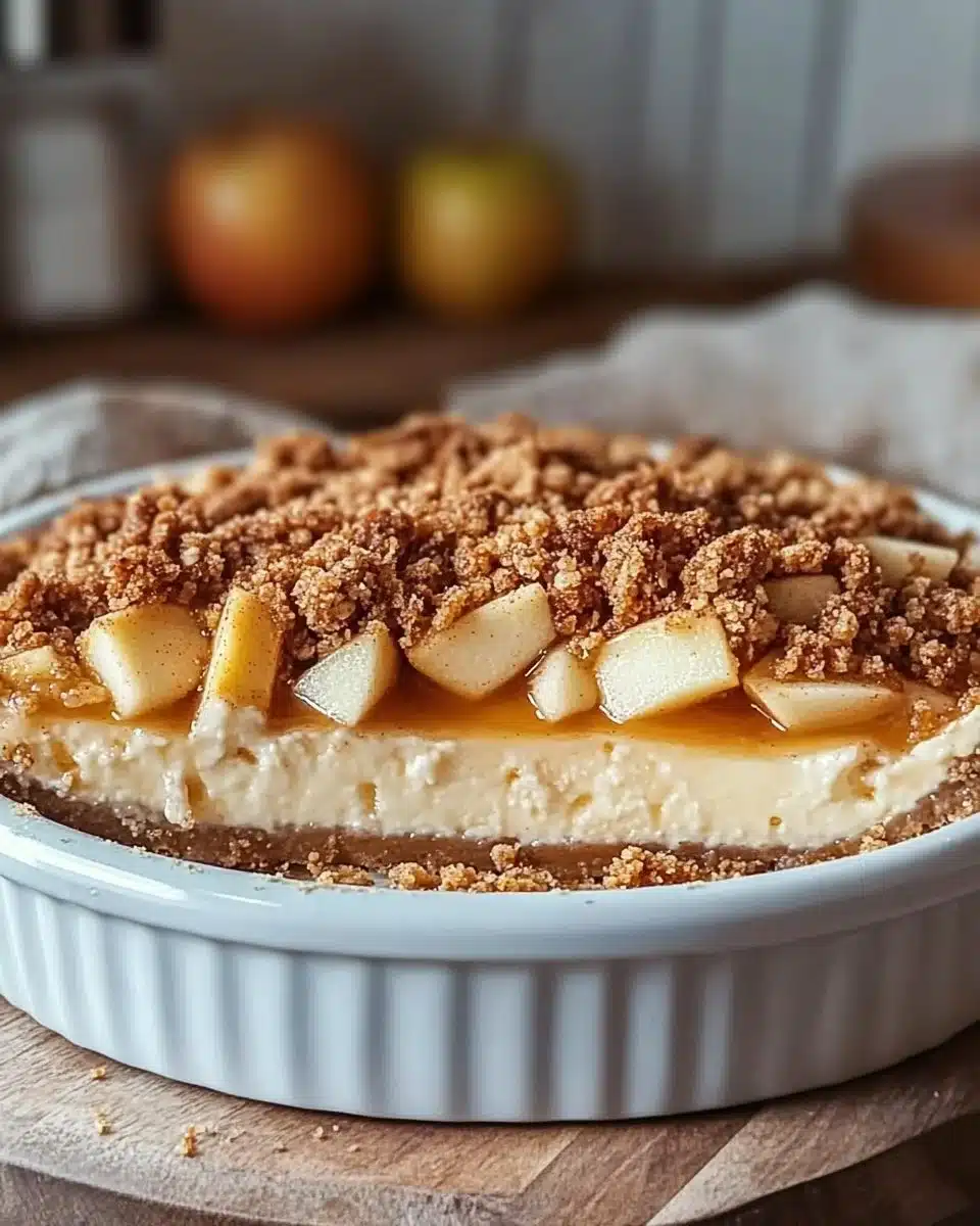 Apple Cinnamon Cheesecake Crumble 21 Apple Cinnamon Cheesecake Crumble