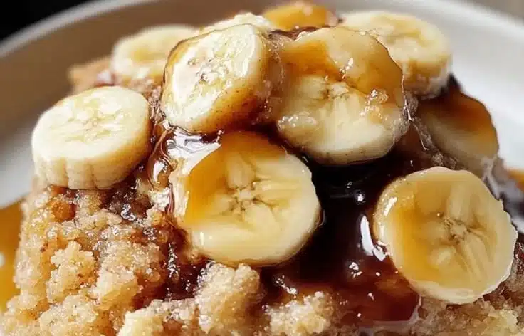 Bananas Foster Cobbler