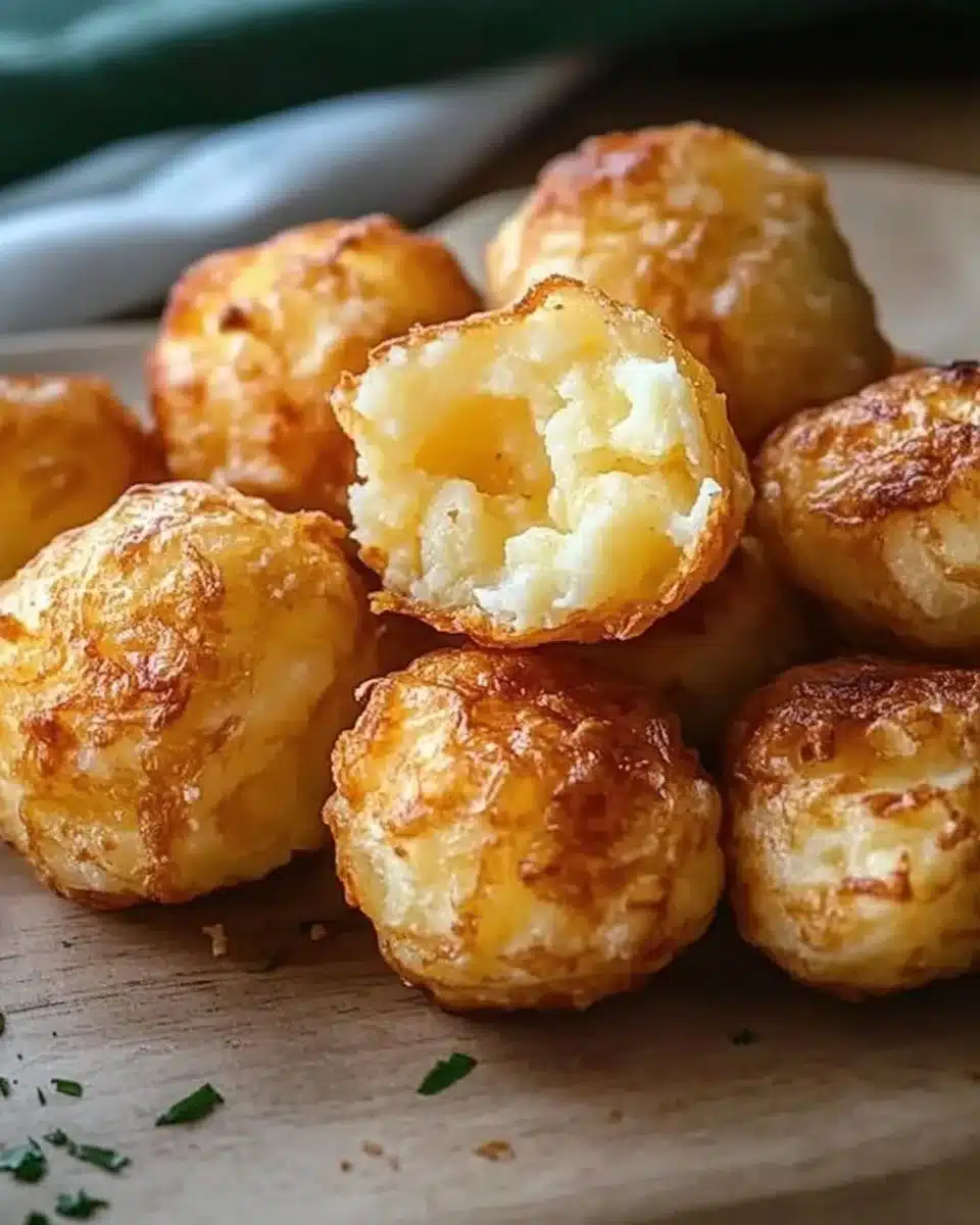 Crispy Mashed Potato Cheese Puffs 18 Crispy Mashed Potato Cheese Puffs