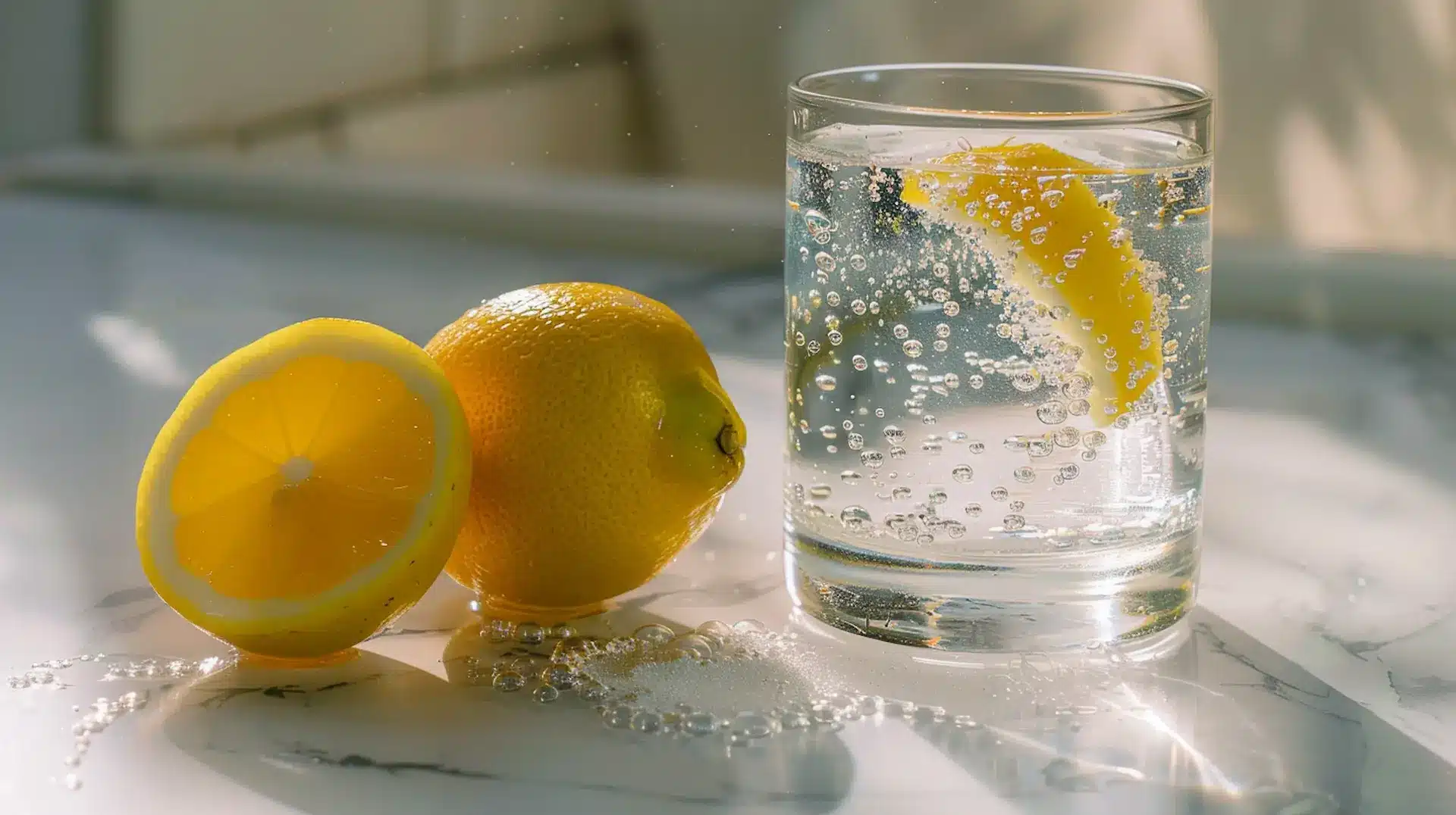 dr oz baking soda trick glass of water with baking soda dissolving morning health routine