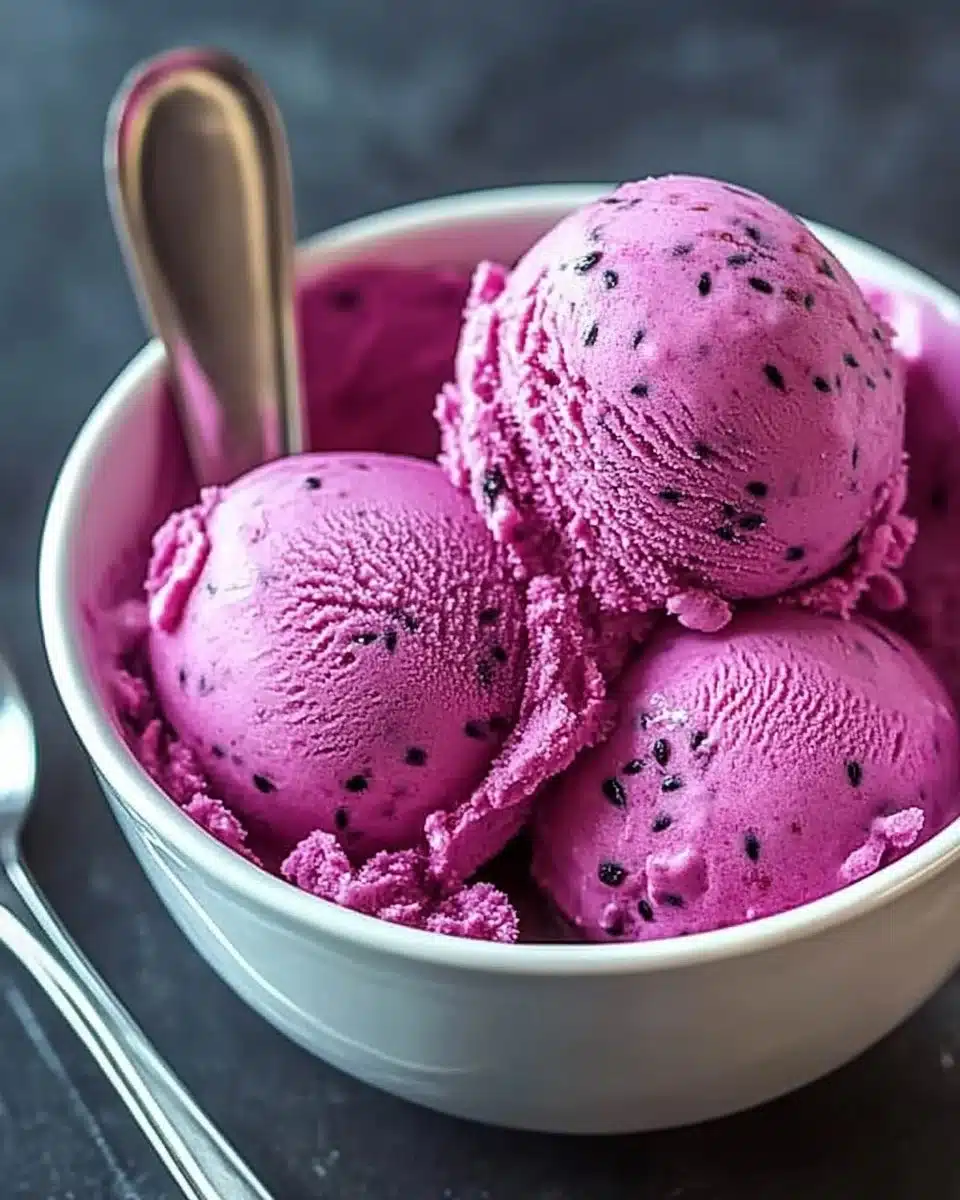 Dragon Fruit Ice Cream