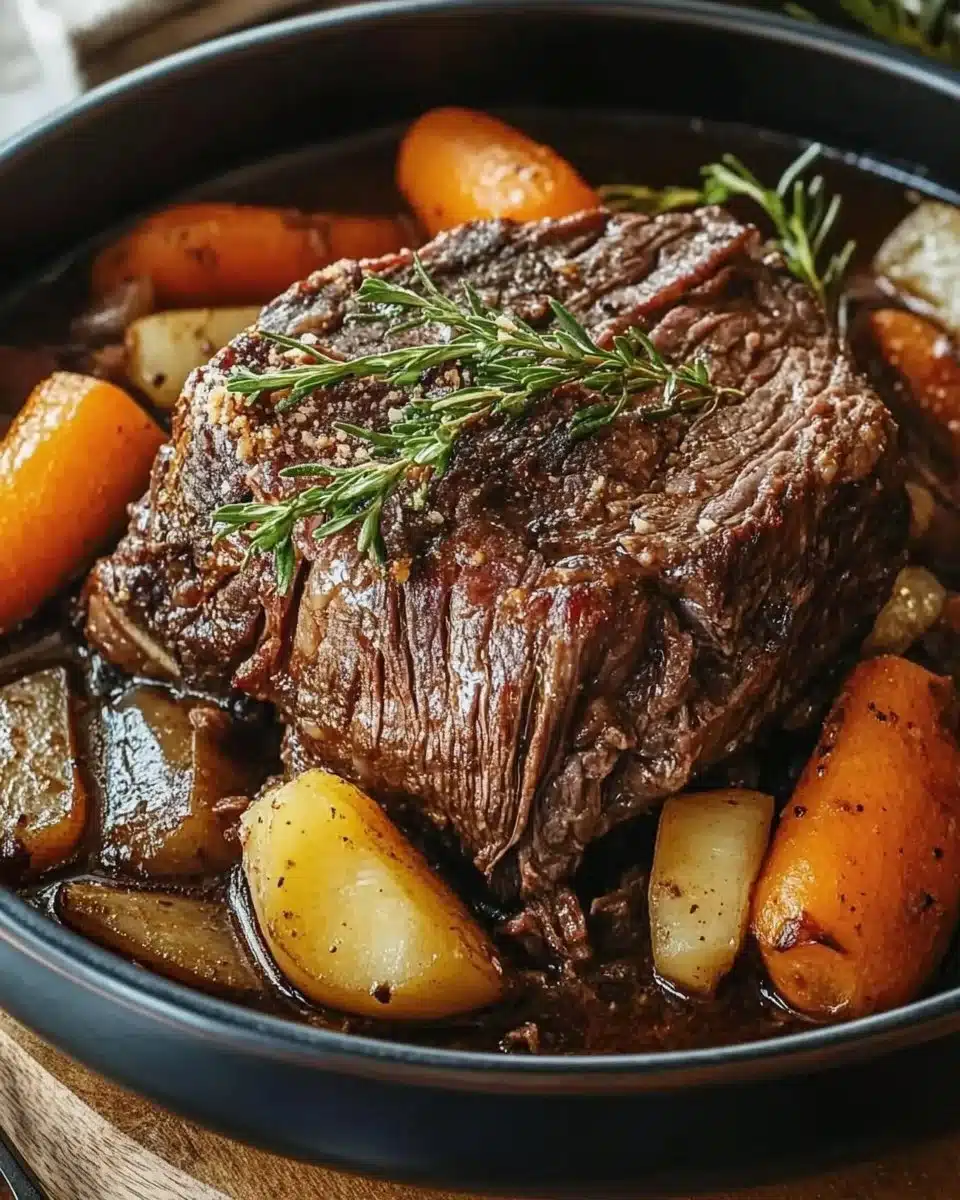 Fall-Apart Beef Roast Crockpot Dinner